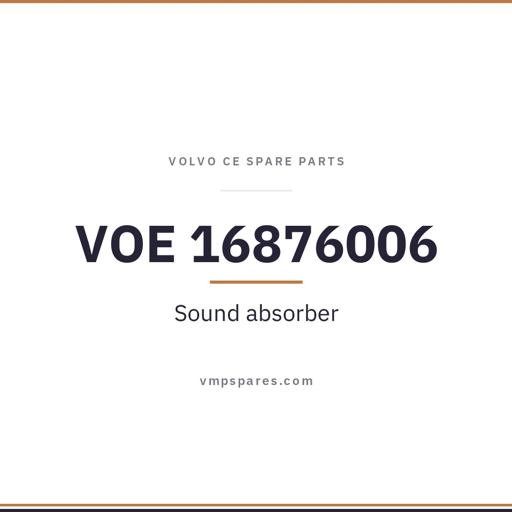 VOE 16876006 – Sound absorber