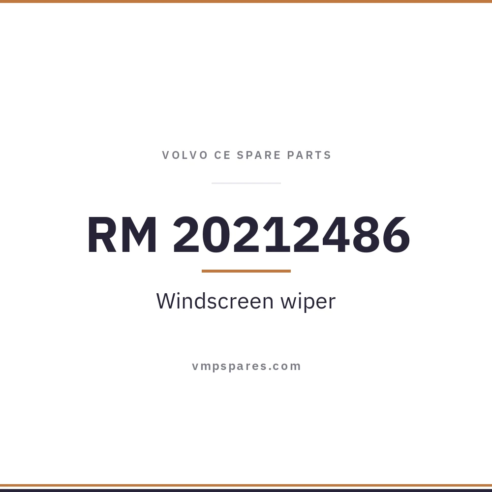 RM 20212486 – Windscreen wiper