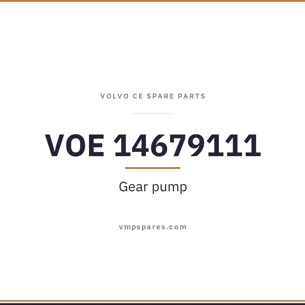 VOE 14679111 – Gear pump