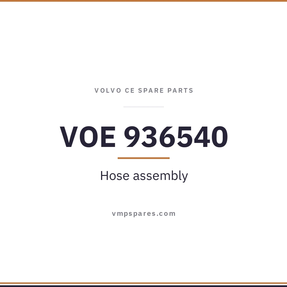 VOE 936540 – Hose assembly