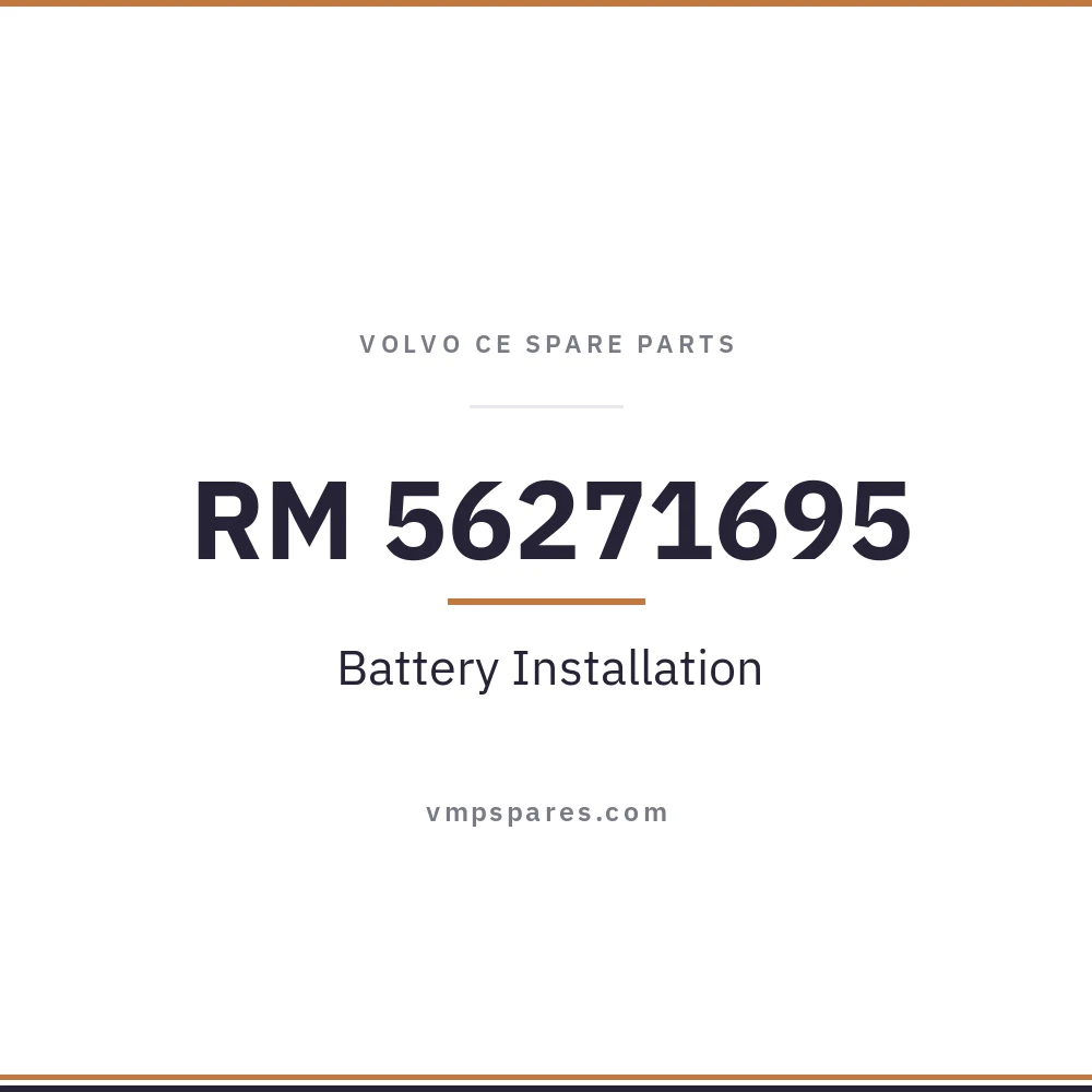RM 56271695 – Battery Installation