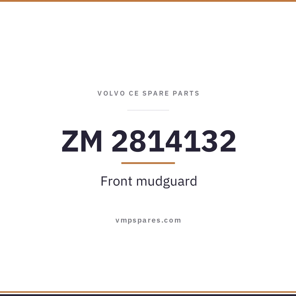 ZM 2814132 – Front mudguard
