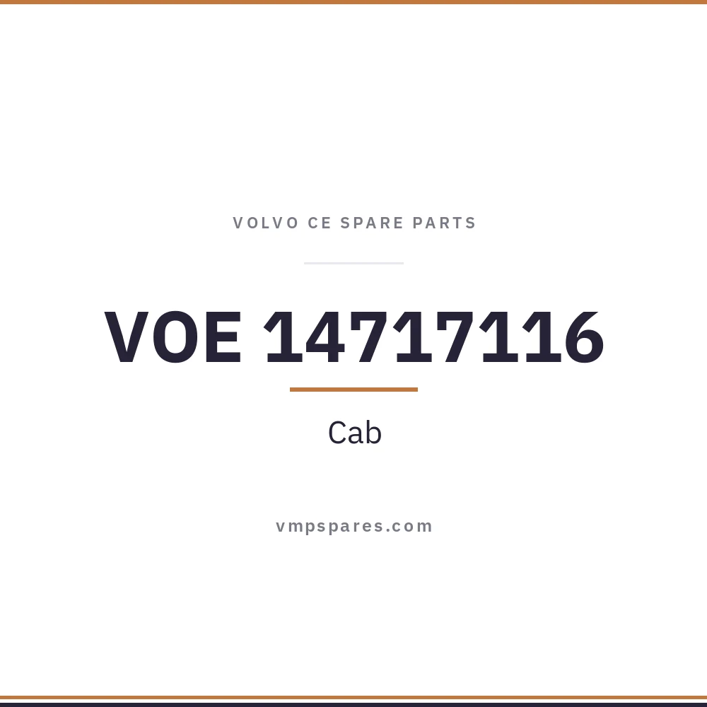 VOE 14717116 – Cab