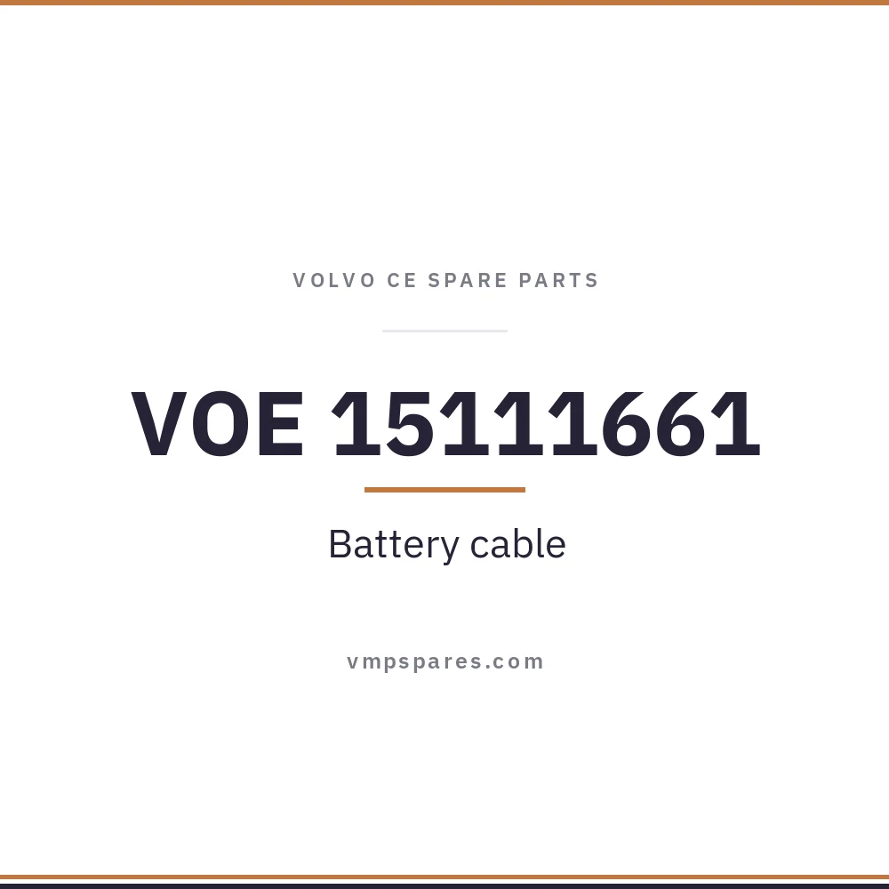 VOE 15111661 – Battery cable