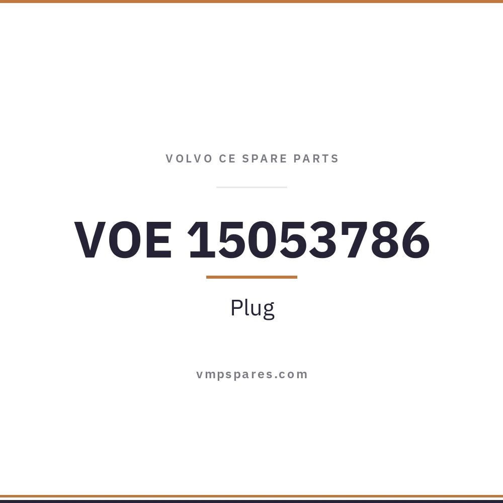 VOE 15053786 – Plug