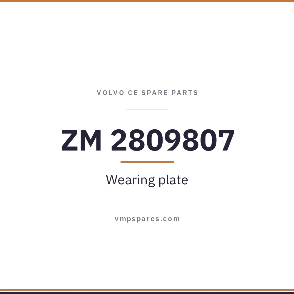 ZM 2809807 – Wearing plate