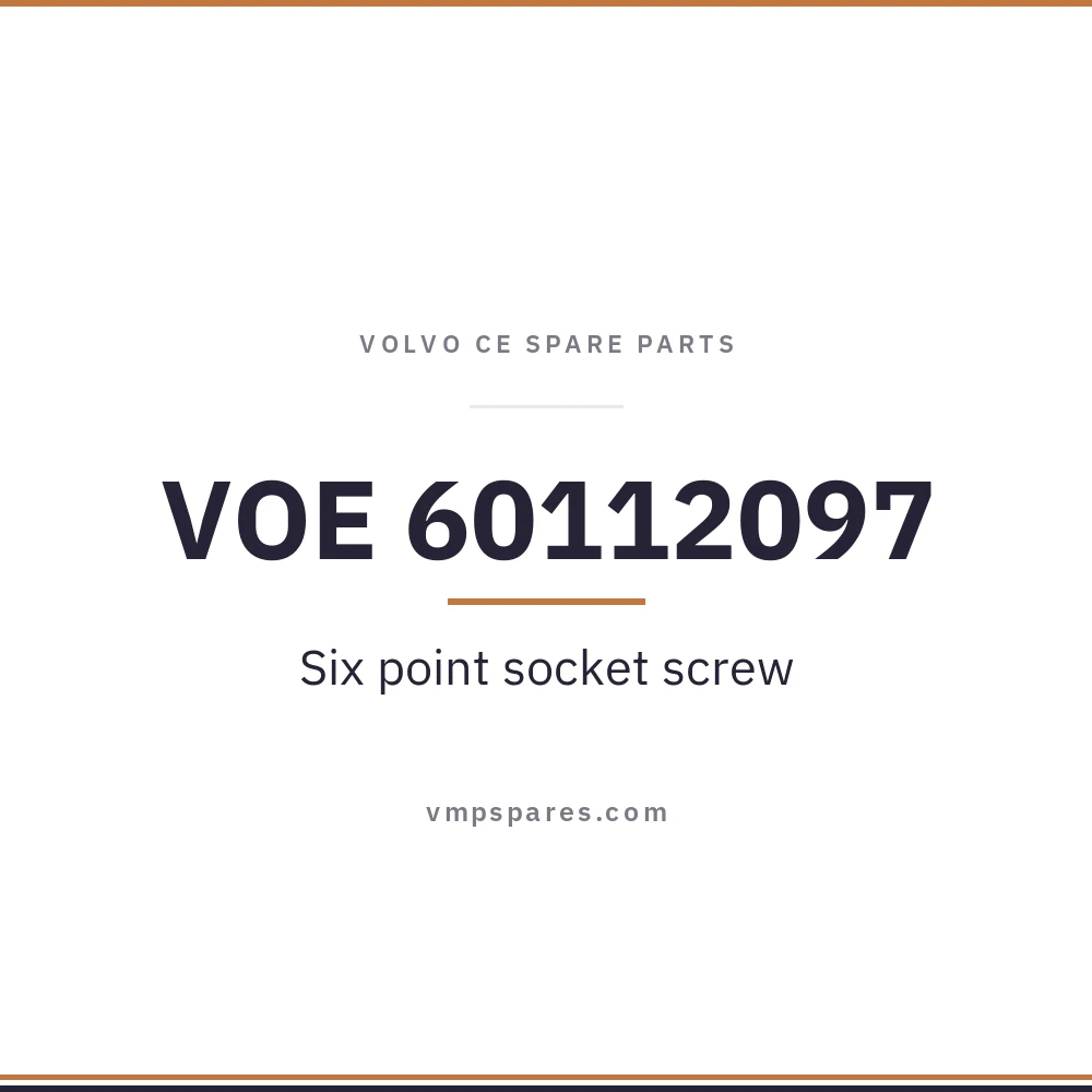 VOE 60112097 – Six point socket screw