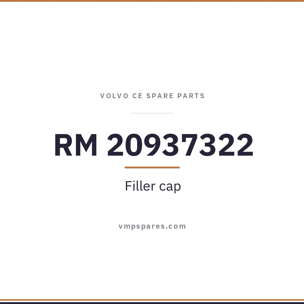 RM 20937322 – Filler cap