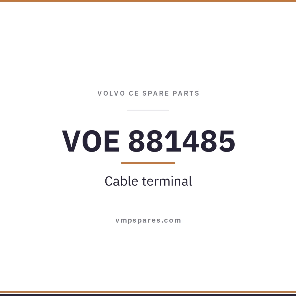 VOE 881485 – Cable terminal