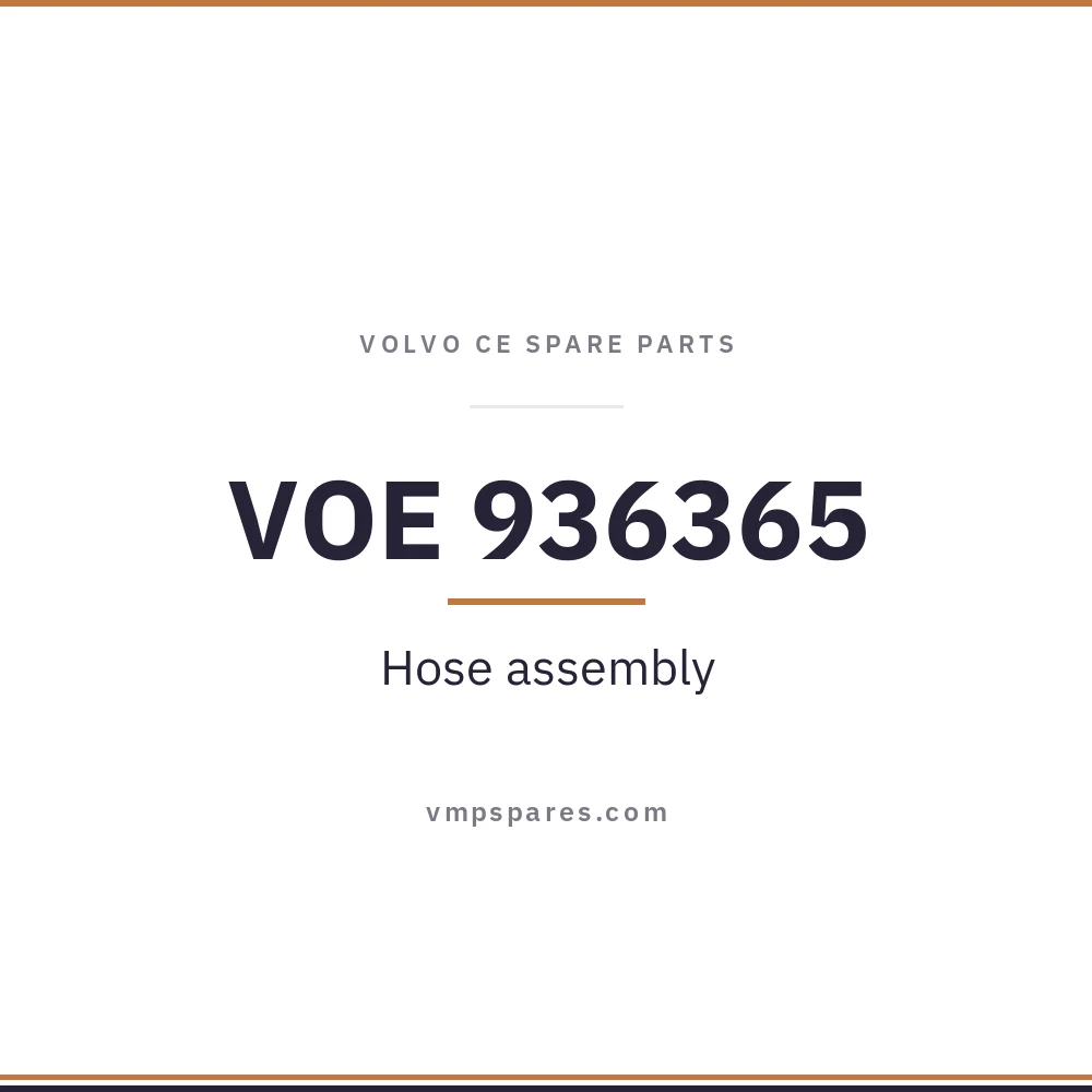 VOE 936365 – Hose assembly