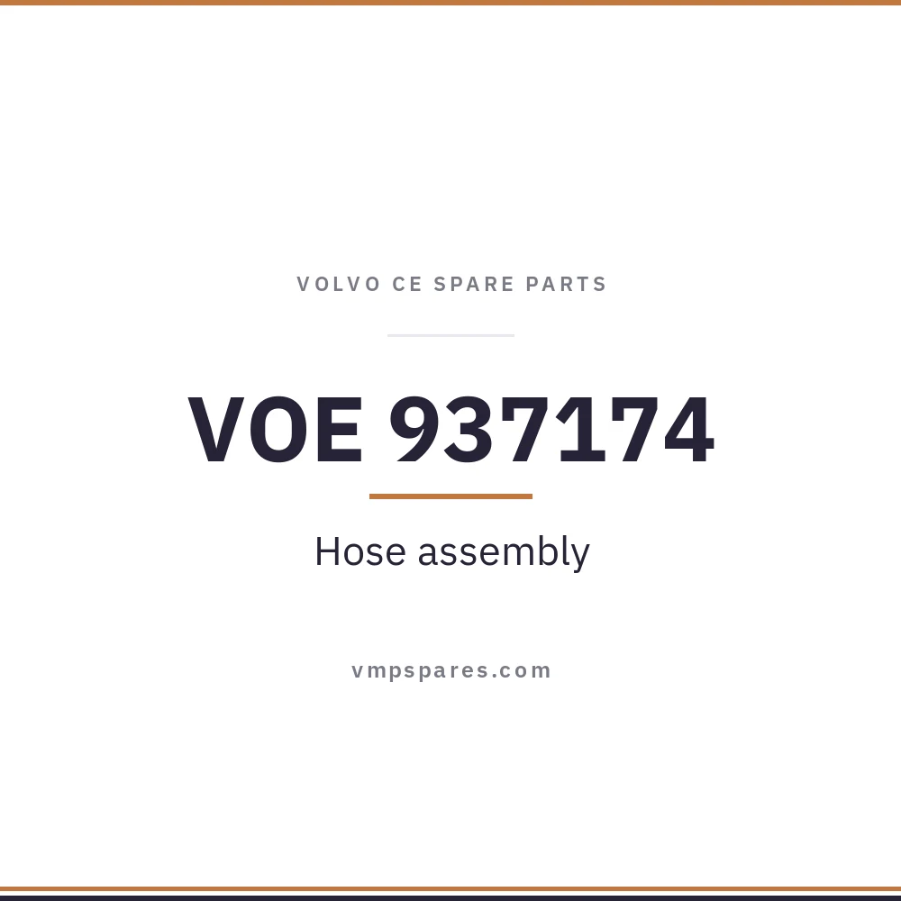 VOE 937174 – Hose assembly