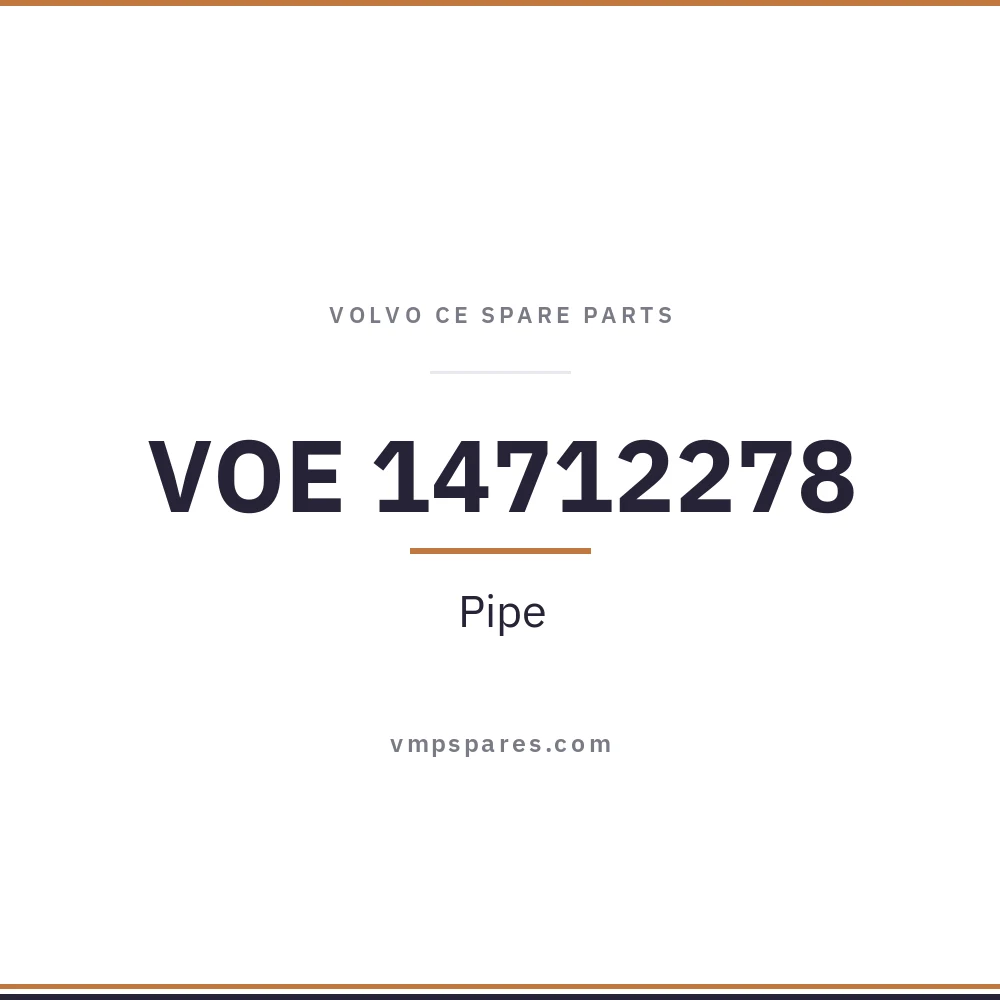 VOE 14712278 – Pipe