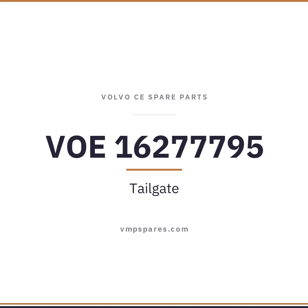 VOE 16277795 – Tailgate