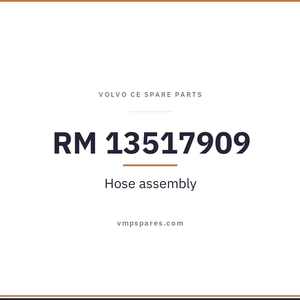 RM 13517909 – Hose assembly