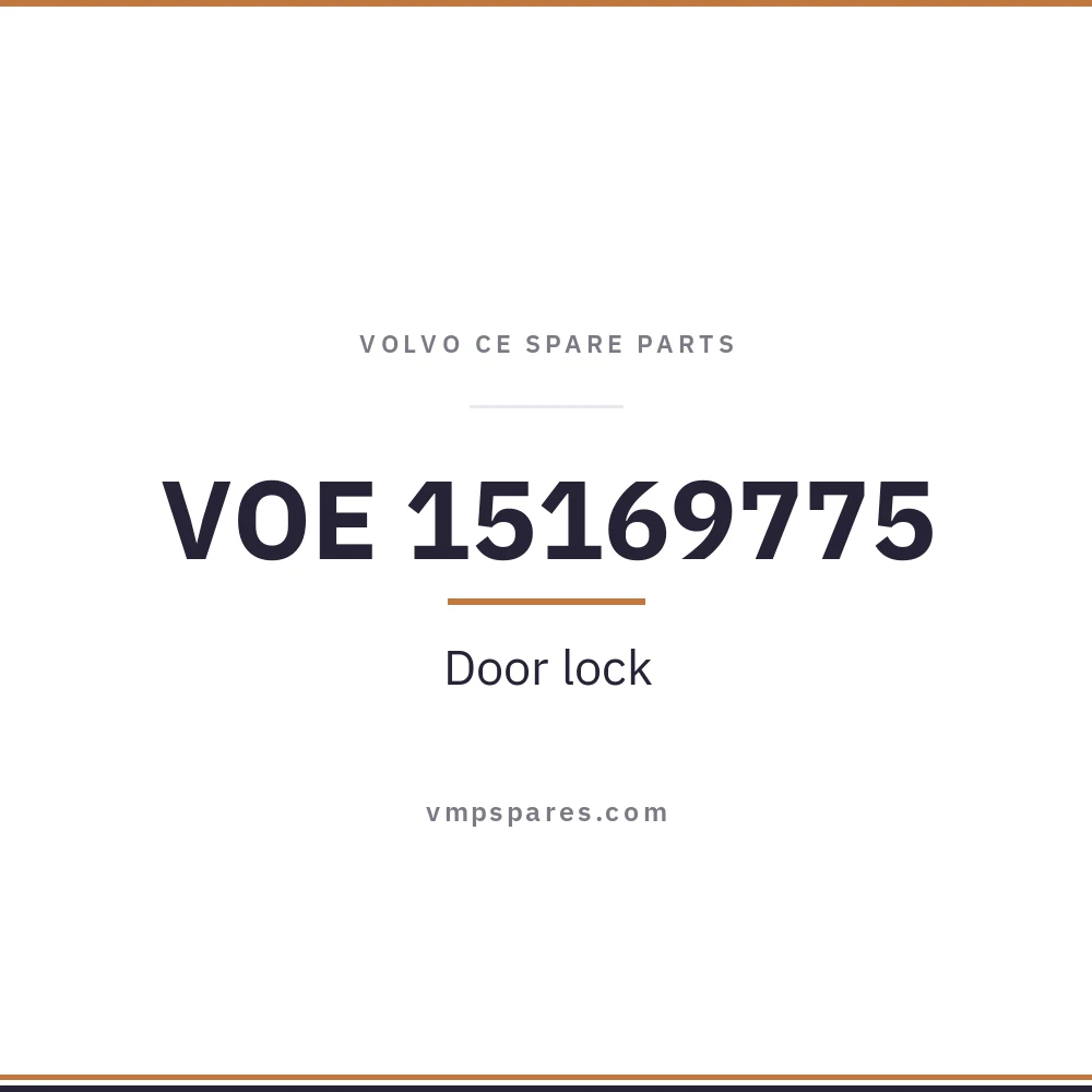 VOE 15169775 – Door lock