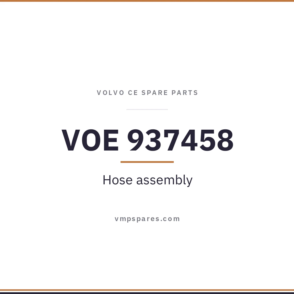 VOE 937458 – Hose assembly