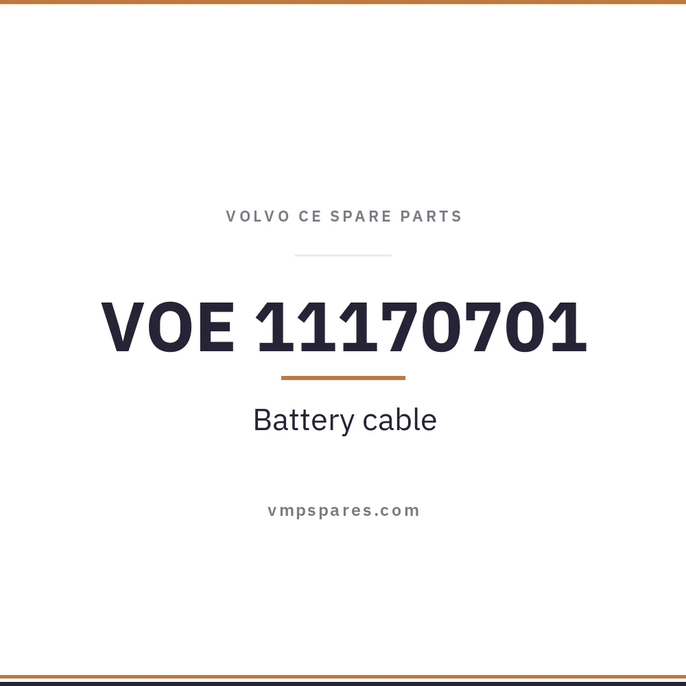 VOE 11170701 – Battery cable