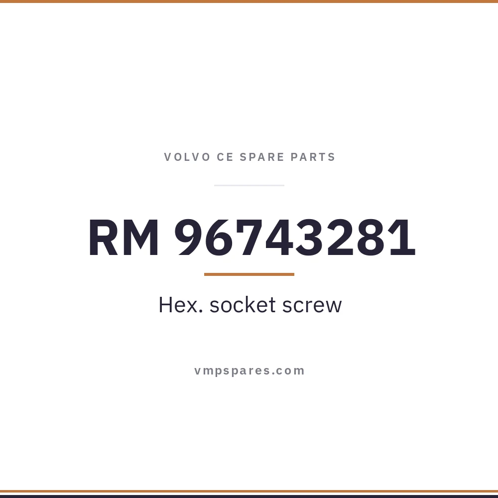 RM 96743281 – Hex. socket screw