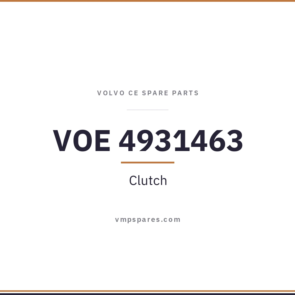 VOE 4931463 – Clutch