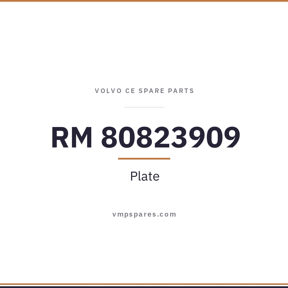 RM 80823909 – Plate