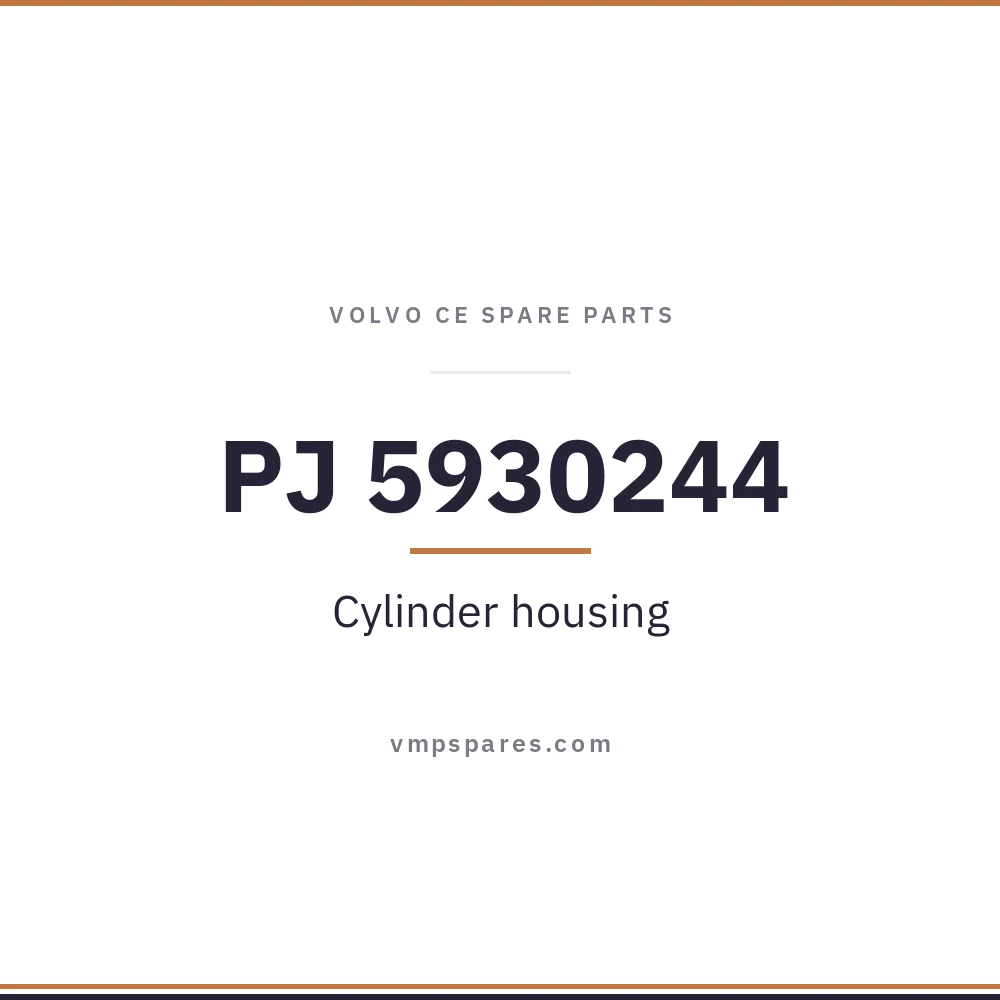 PJ 5930244 – Cylinder housing