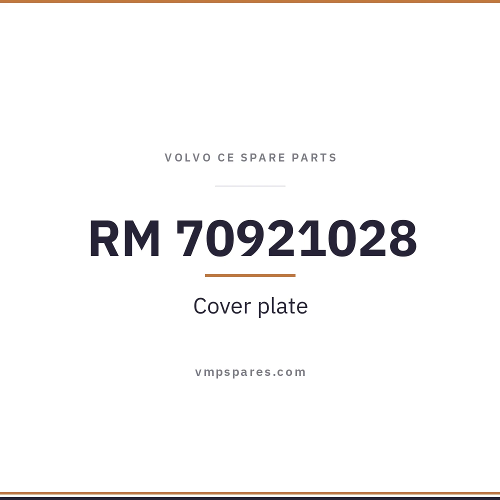 RM 70921028 – Cover plate
