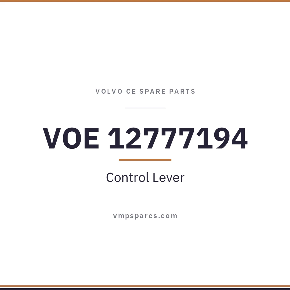 VOE 12777194 – Control Lever