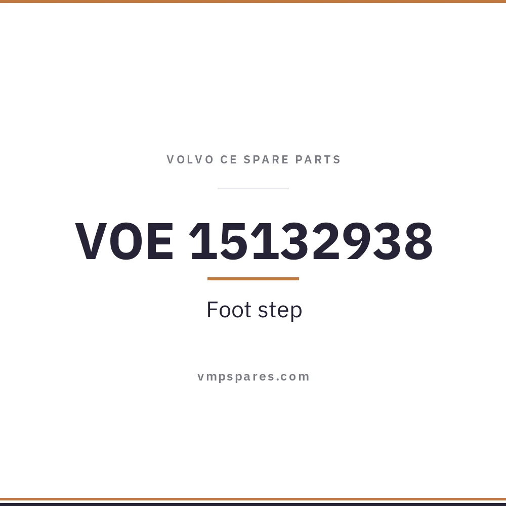 VOE 15132938 – Foot step