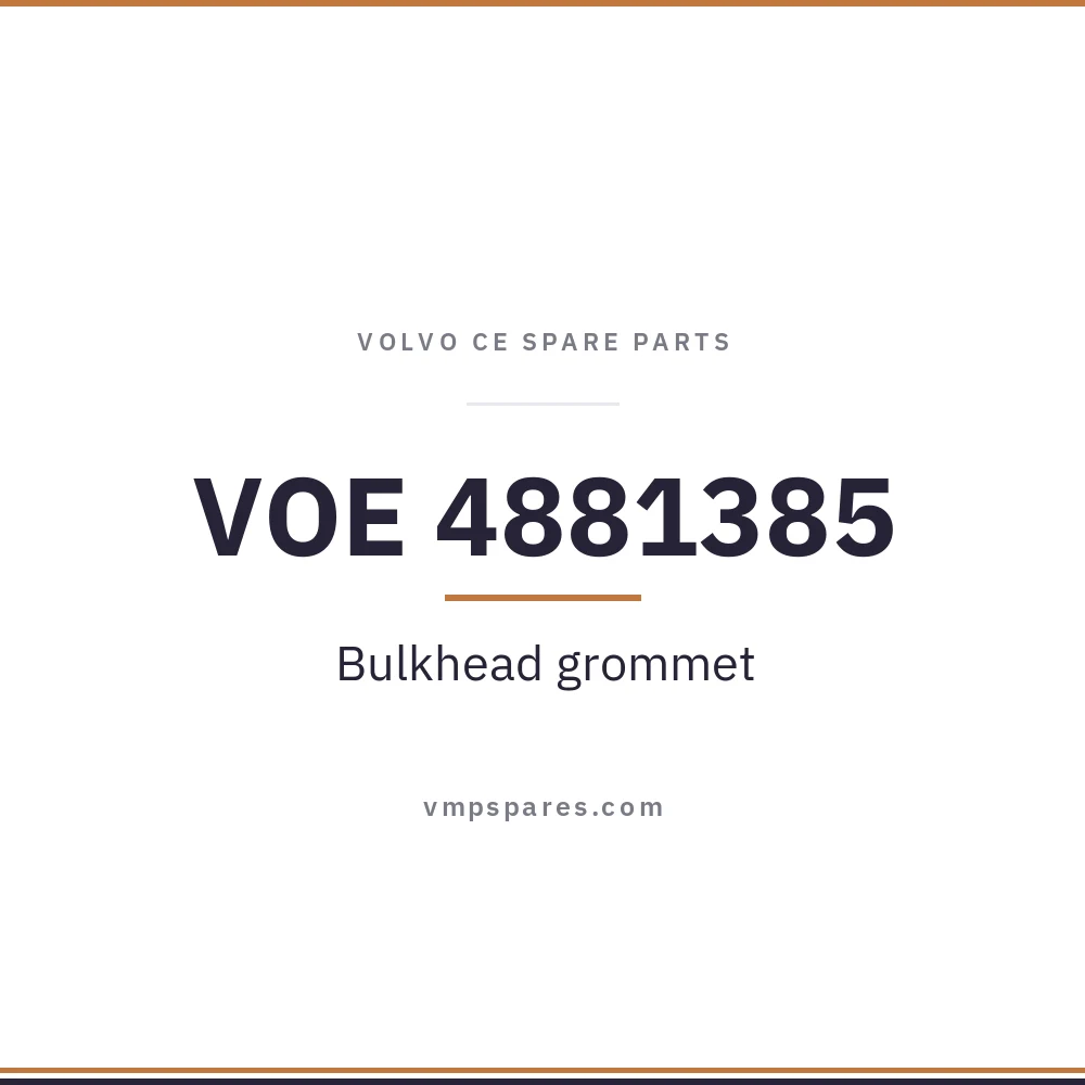 VOE 4881385 – Bulkhead grommet