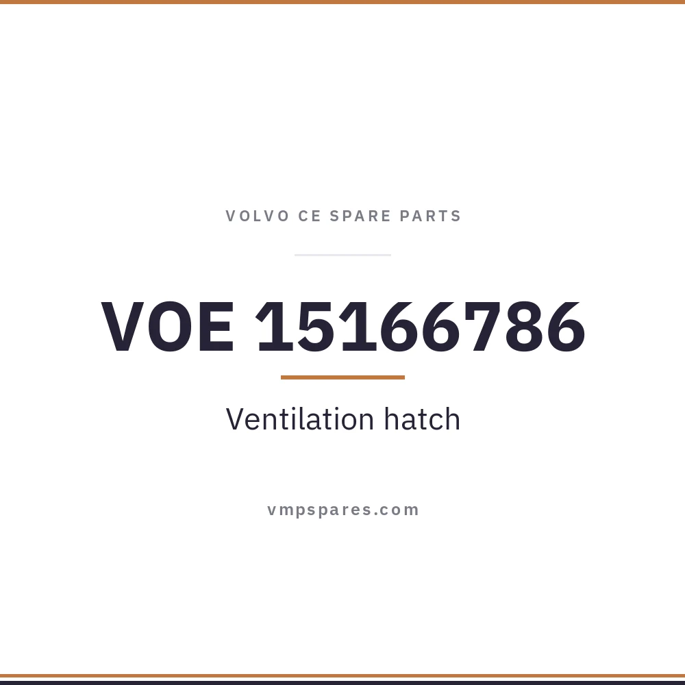 VOE 15166786 – Ventilation hatch