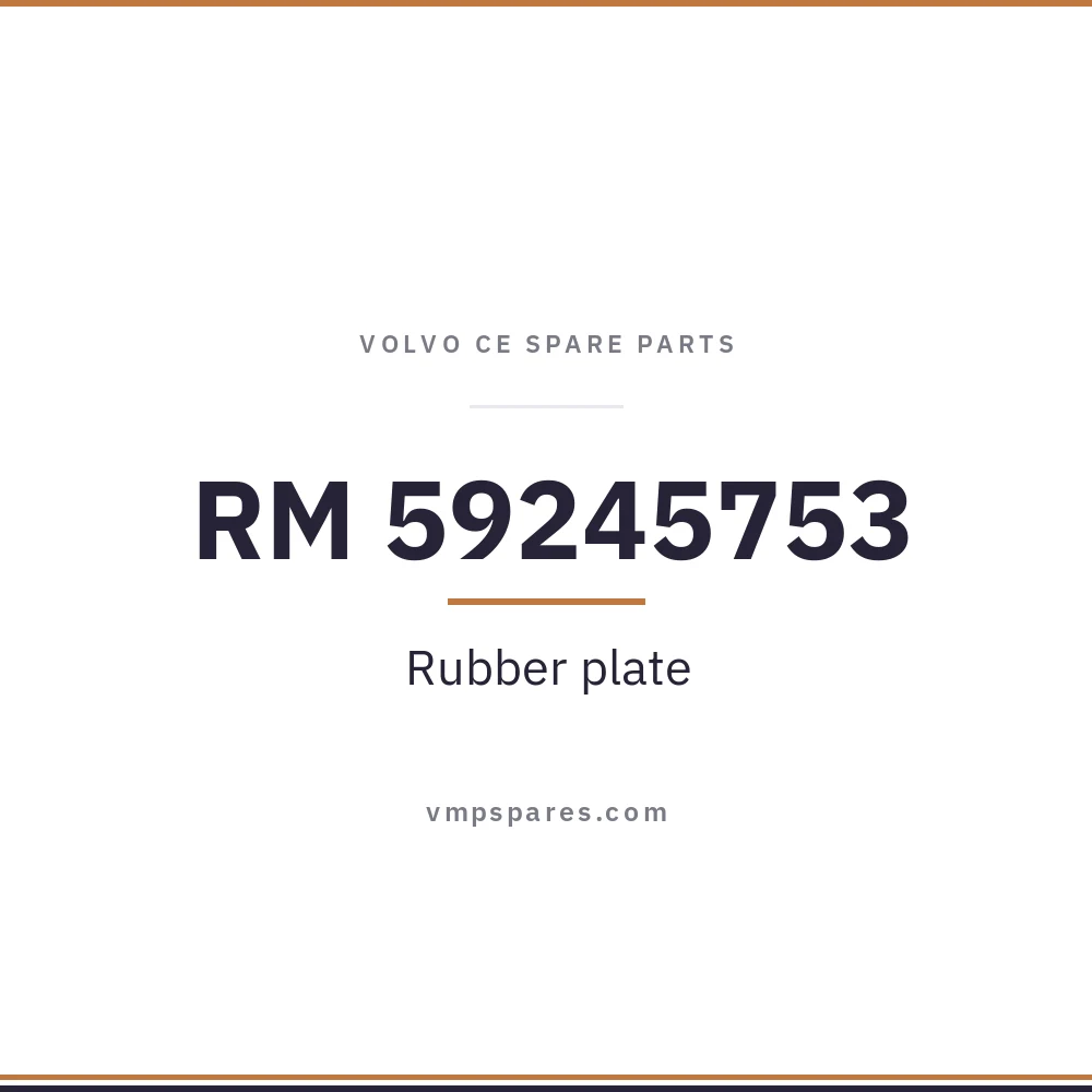 RM 59245753 – Rubber plate