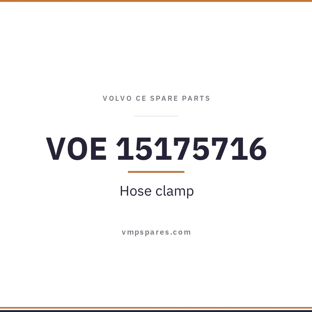 VOE 15175716 – Hose clamp