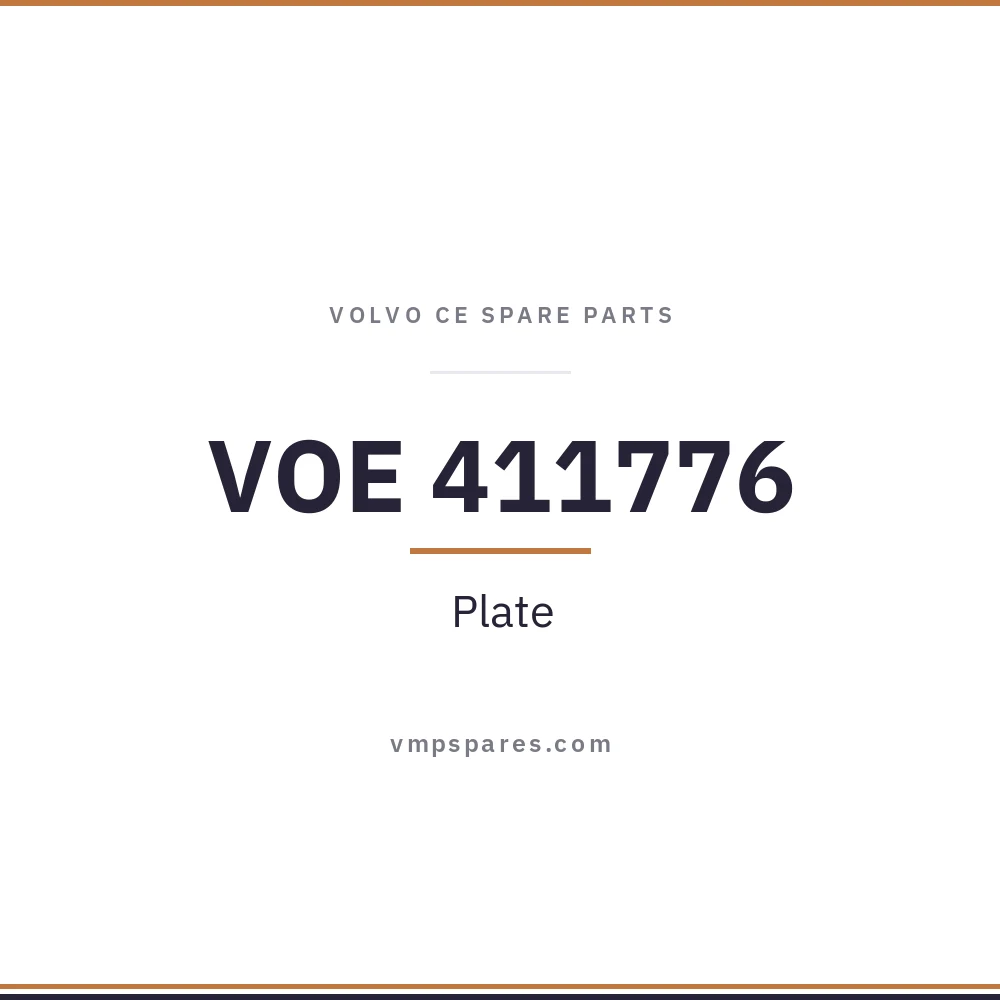 VOE 411776 – Plate