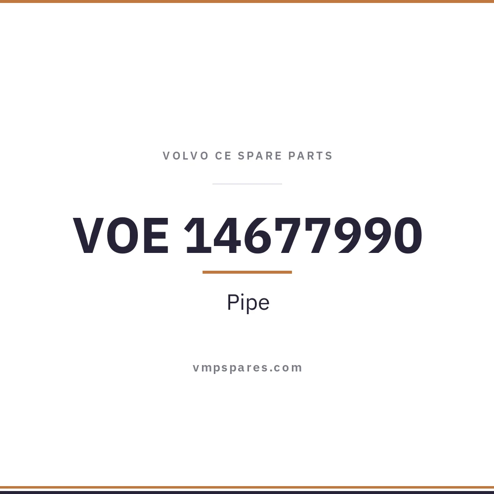VOE 14677990 – Pipe