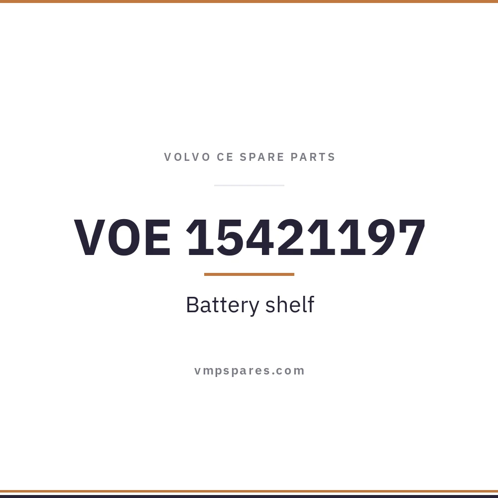 VOE 15421197 – Battery shelf