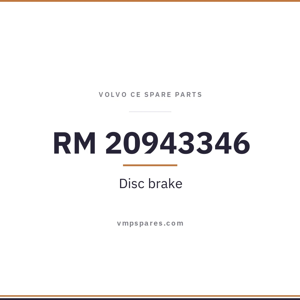 RM 20943346 – Disc brake