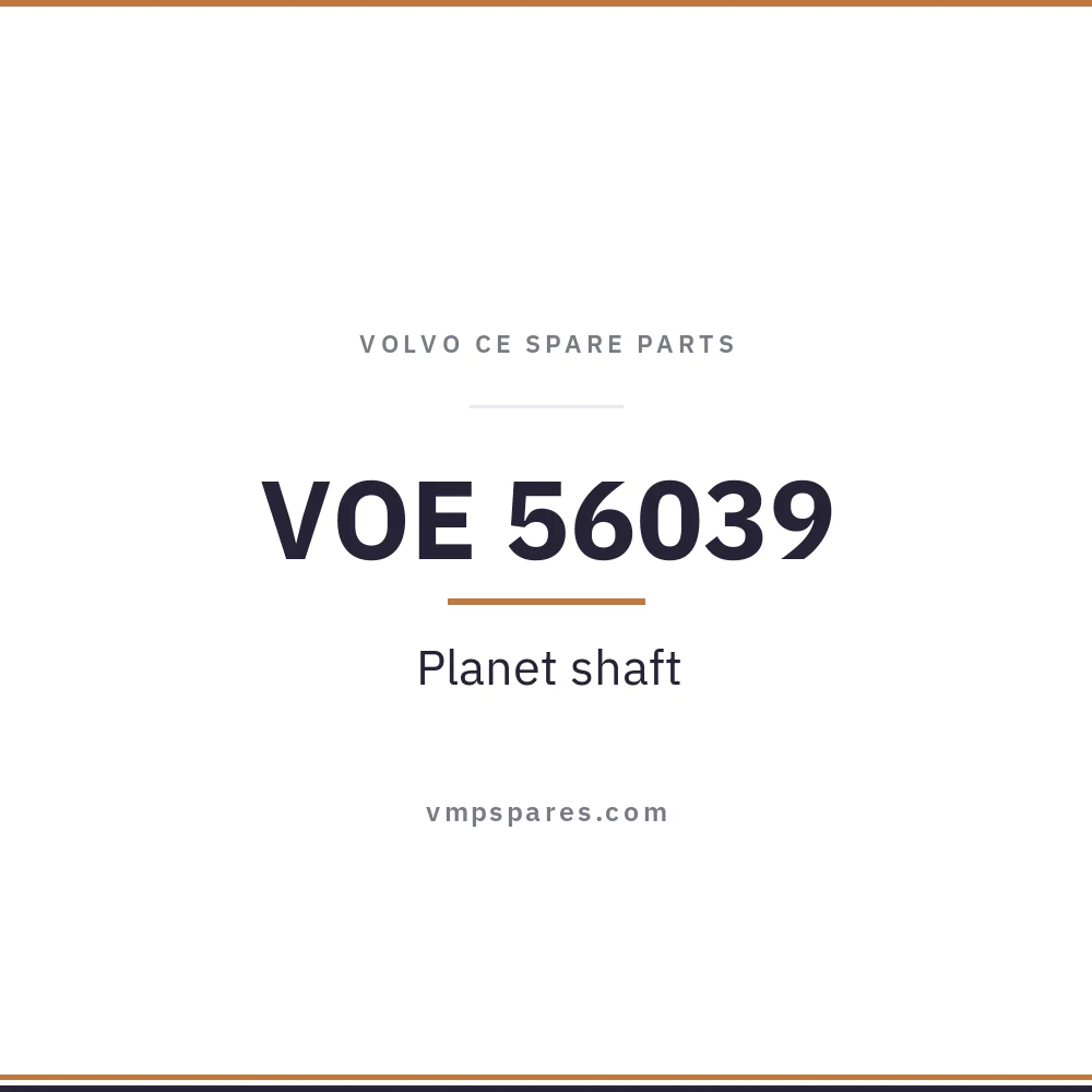 VOE 56039 – Planet shaft
