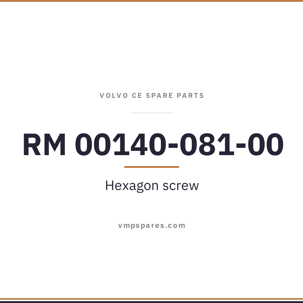 RM 00140-081-00 – Hexagon screw