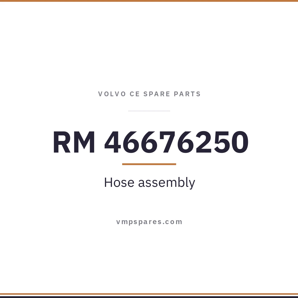 RM 46676250 – Hose assembly