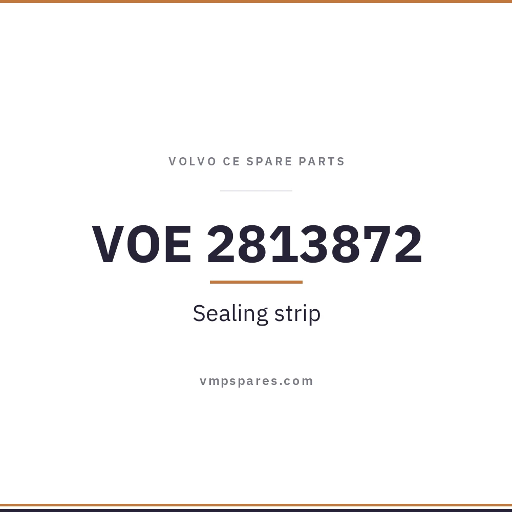 VOE 2813872 – Sealing strip