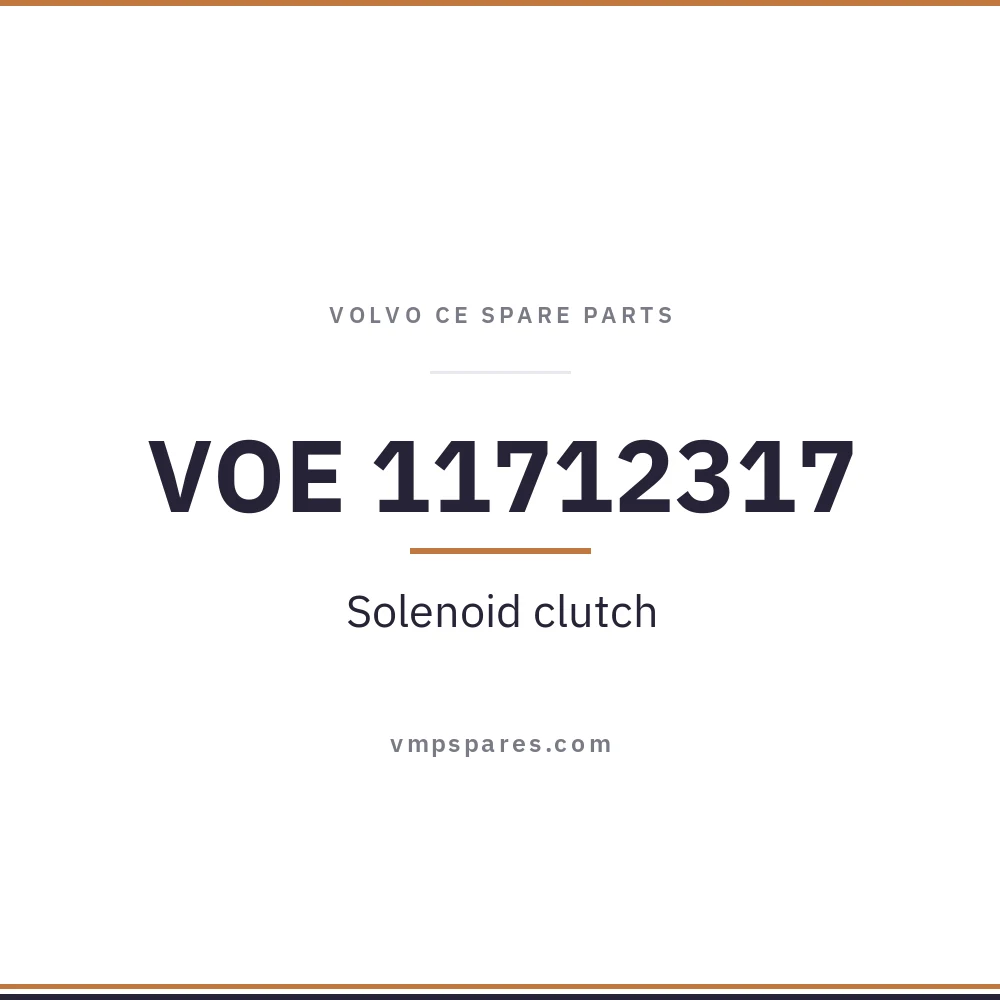 VOE 11712317 – Solenoid clutch