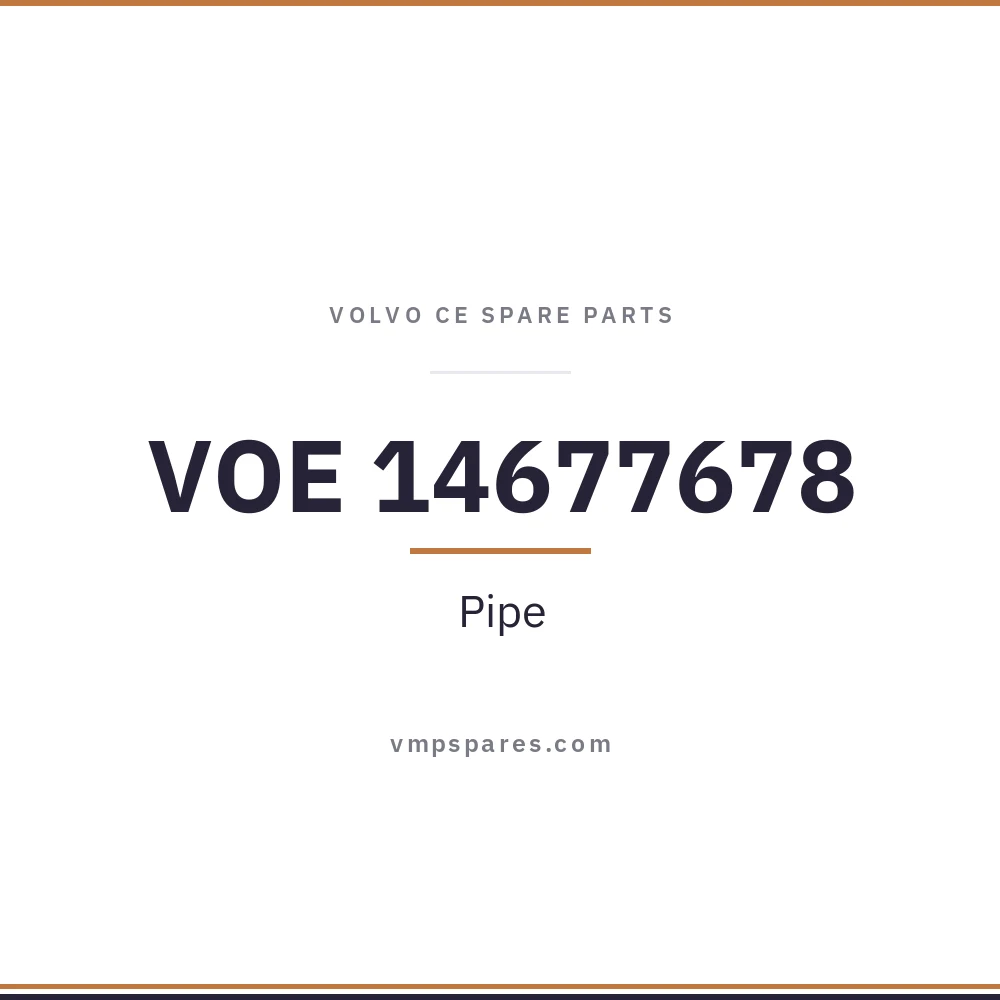 VOE 14677678 – Pipe