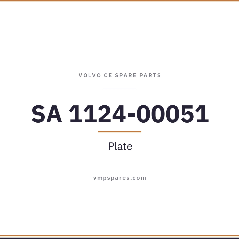 SA 1124-00051 – Plate