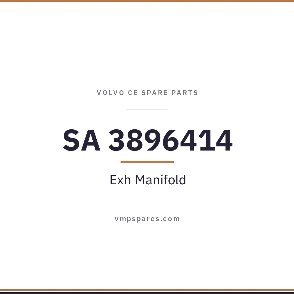 SA 3896414 – Exh Manifold