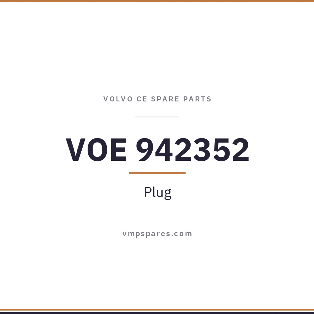 VOE 942352 – Plug