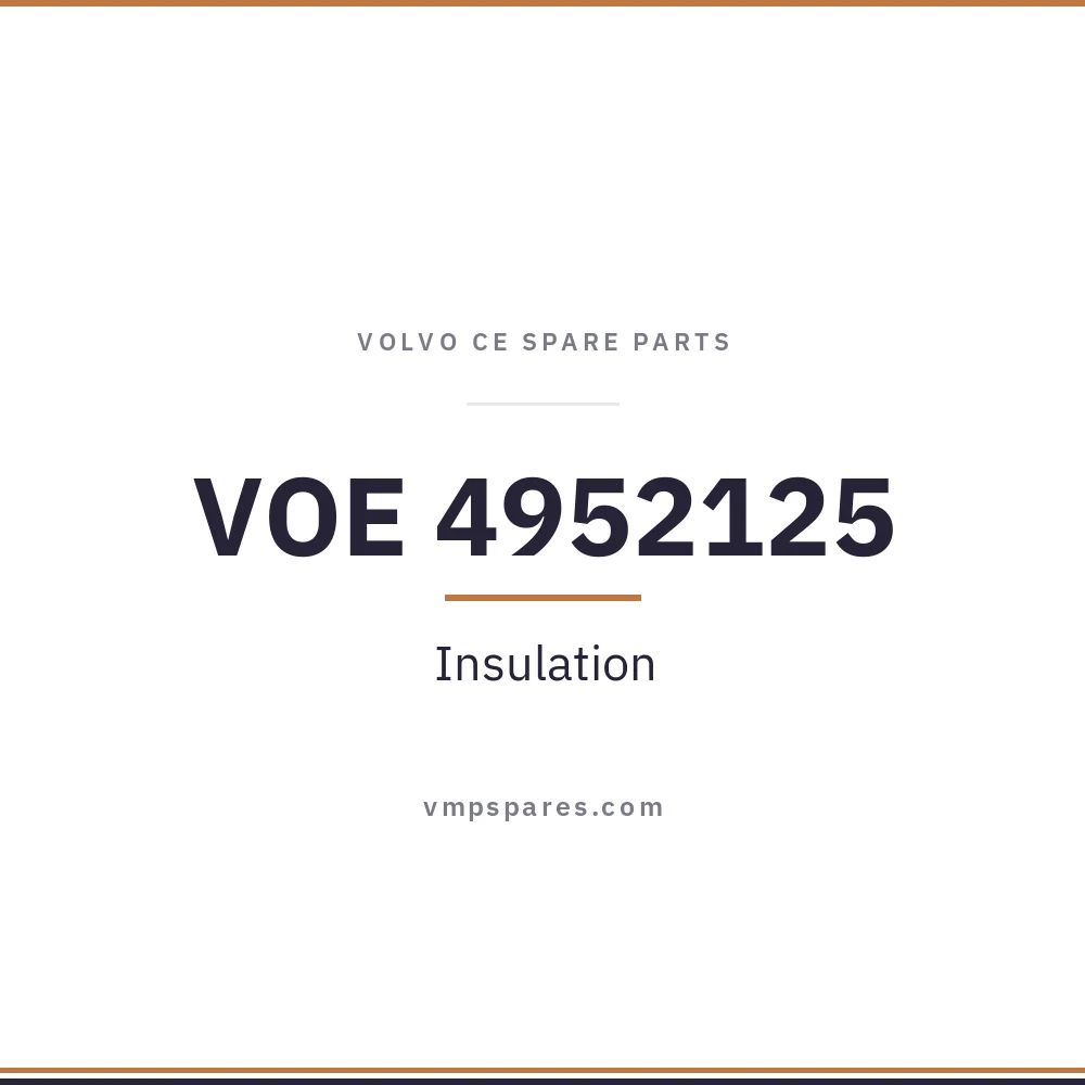 VOE 4952125 – Insulation
