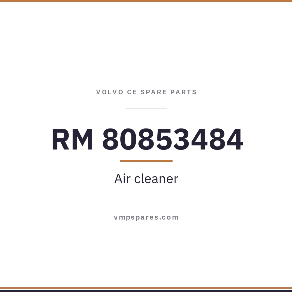 RM 80853484 – Air cleaner