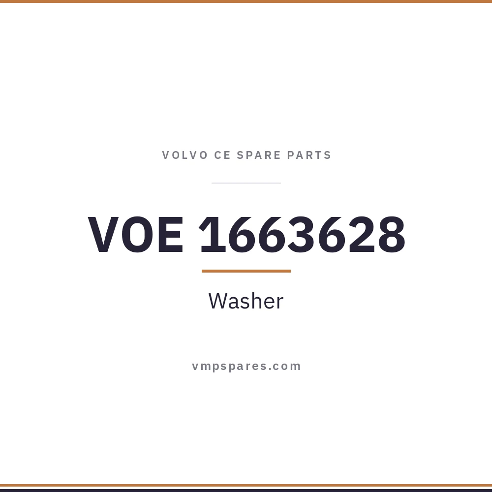 VOE 1663628 – Washer