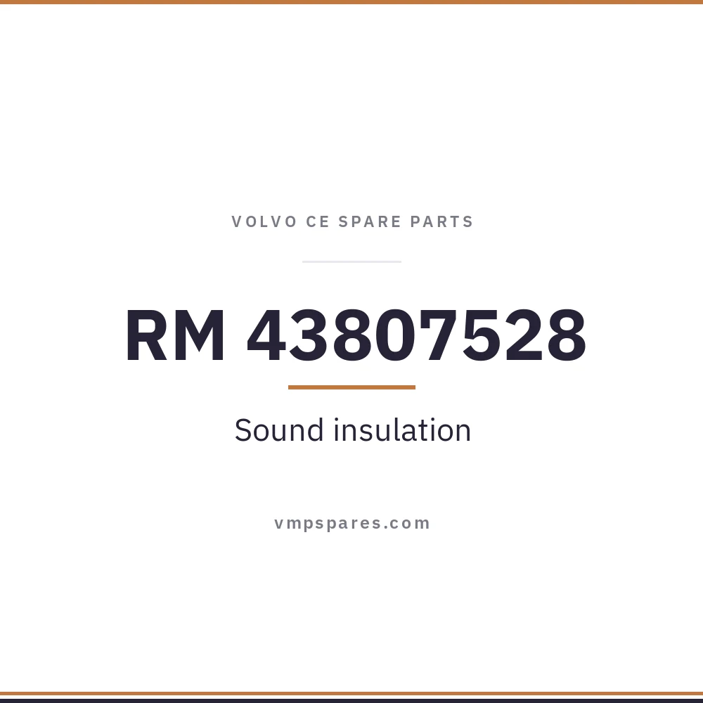 RM 43807528 – Sound insulation