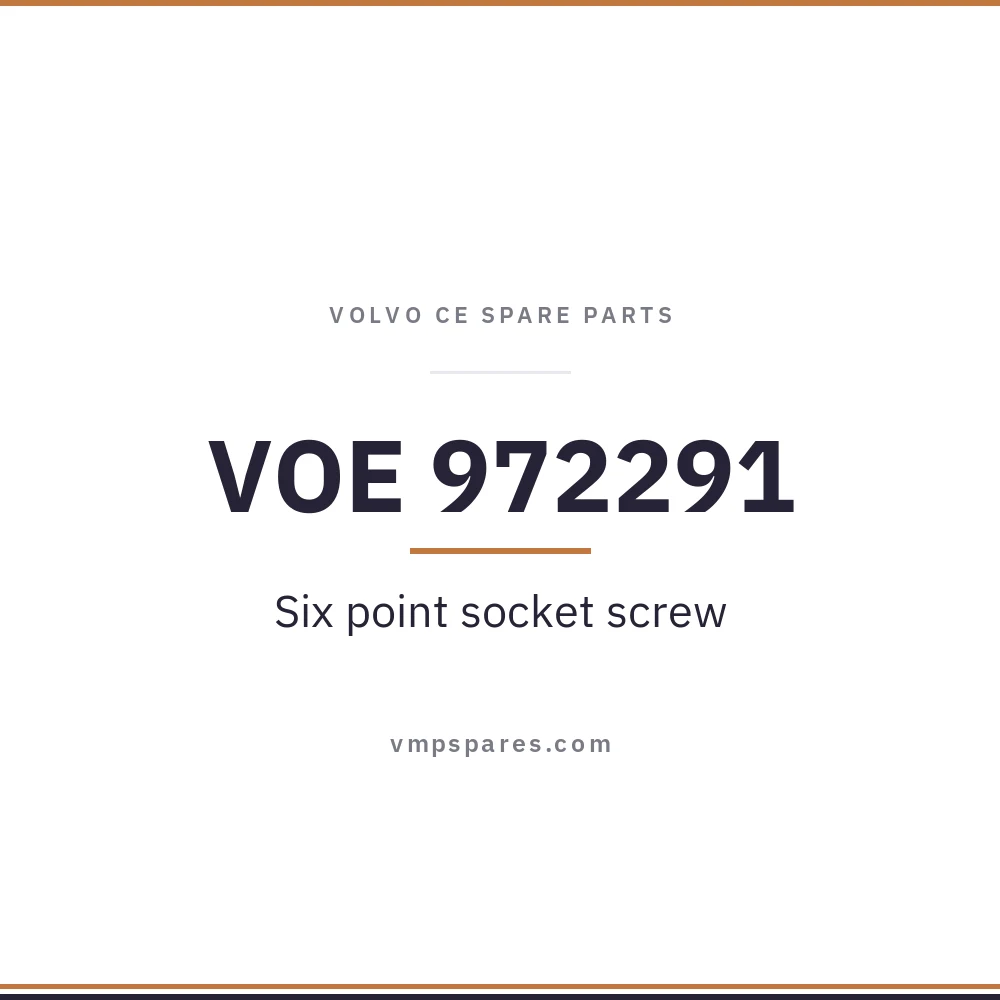 VOE 972291 – Six point socket screw